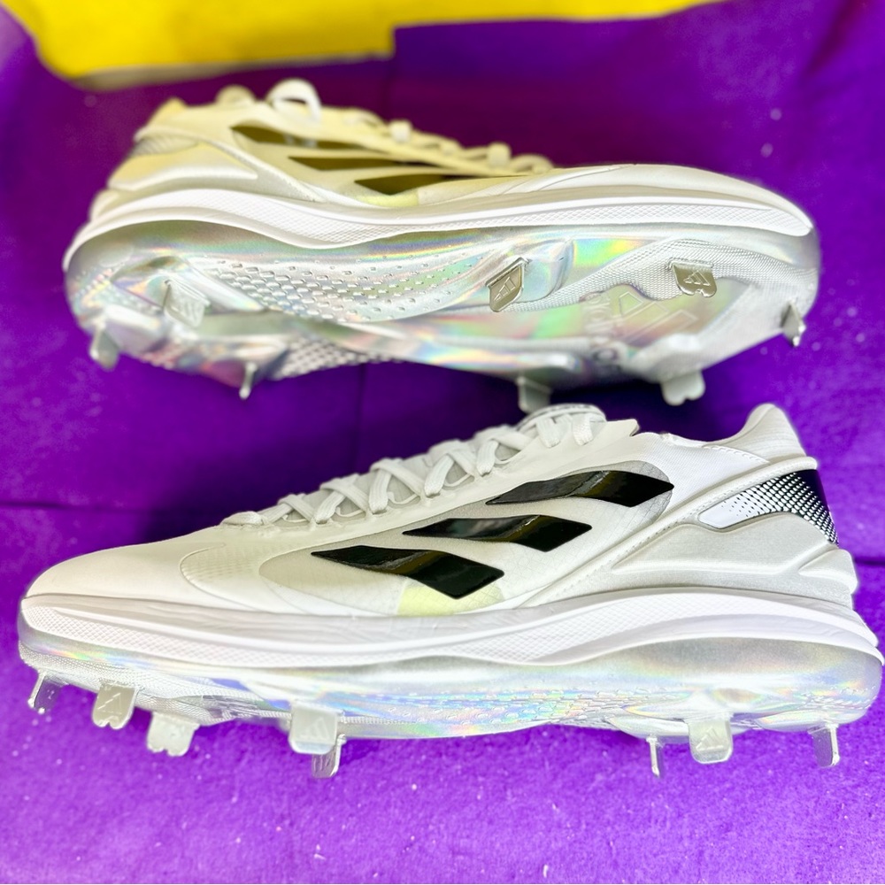 Adidas Purehustle 2 Elite FY4393 Women’s Softball Cleats Size 11.5 White New - Picture 7 of 11
